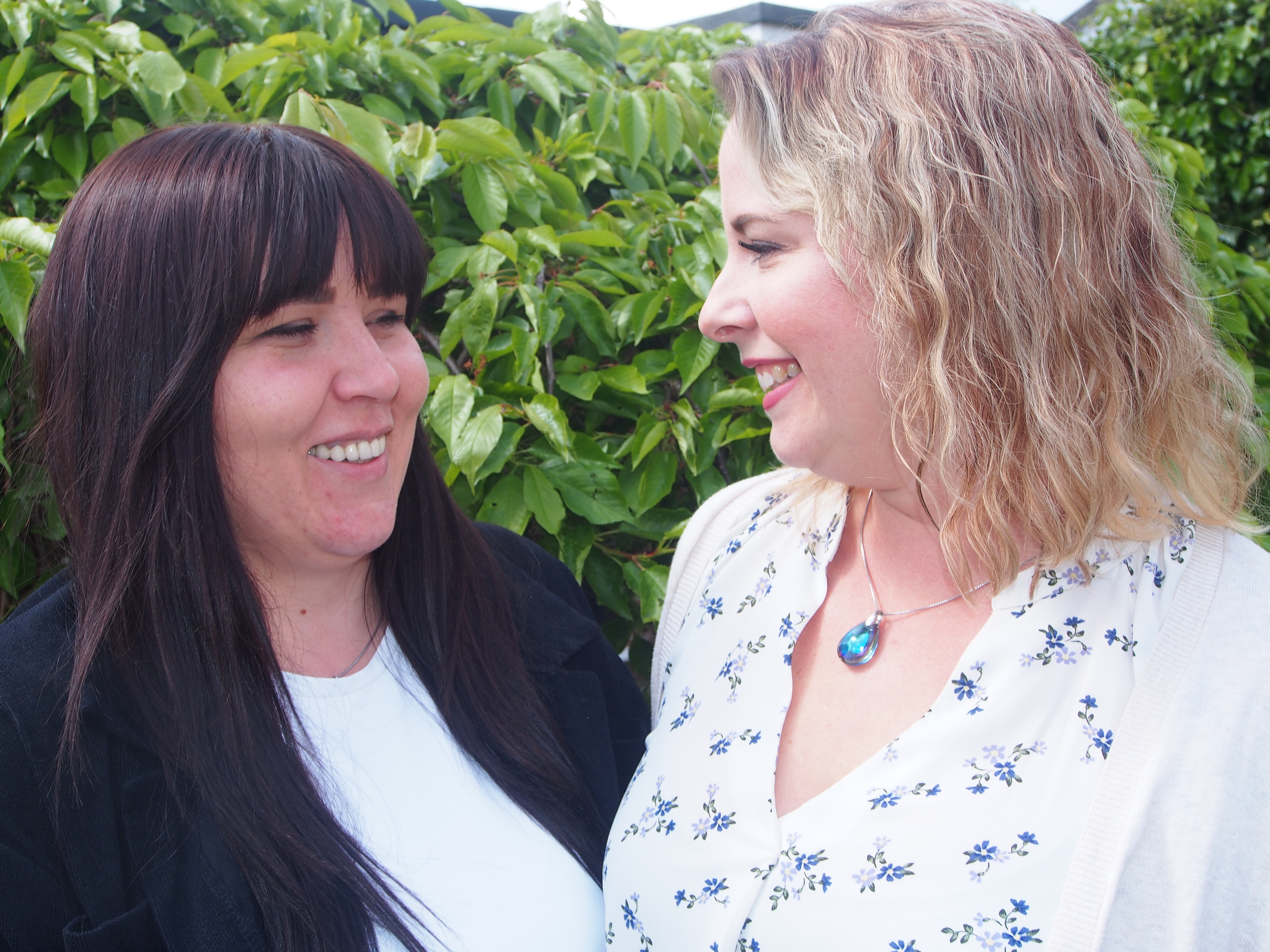 A mum of two Nikki with Ukrainian mother Kateryna, who she has sponsored under the Homes for Ukraine scheme. xtended family’.